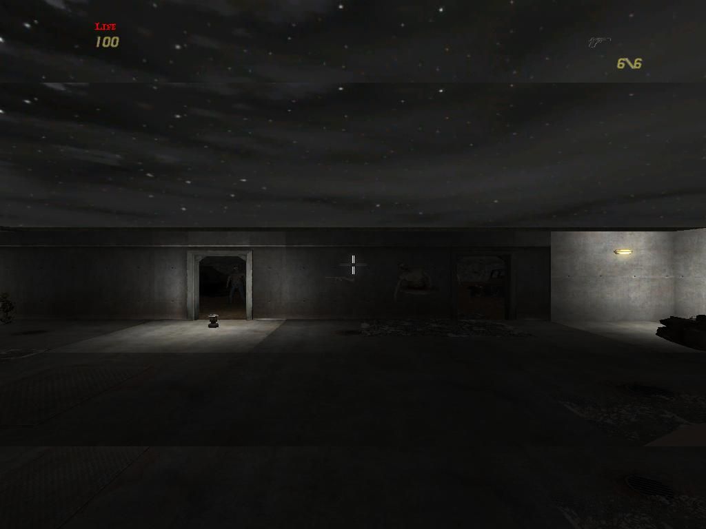 Night of the Zombie (Windows) screenshot: This is where you start.