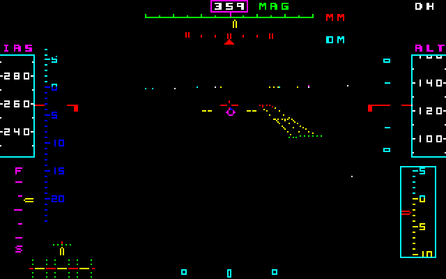 The Cockpit (PC-88) screenshot: Gameplay