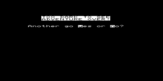 Nemesis (VIC-20) screenshot: Game Over