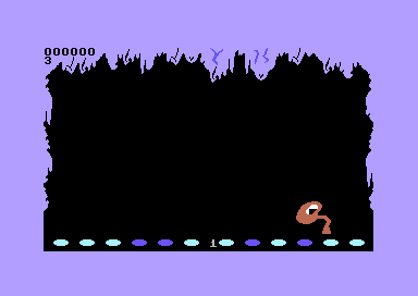 Slurpy (Commodore 64) screenshot: Slurpy ate Poison