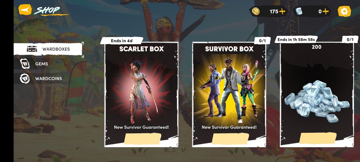 Wild Arena Survivors (Android) screenshot: More in-game purchase options