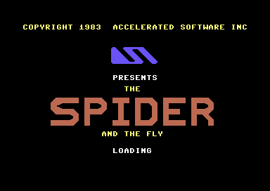 Spider and the Fly (Commodore 64) screenshot: Title Screen