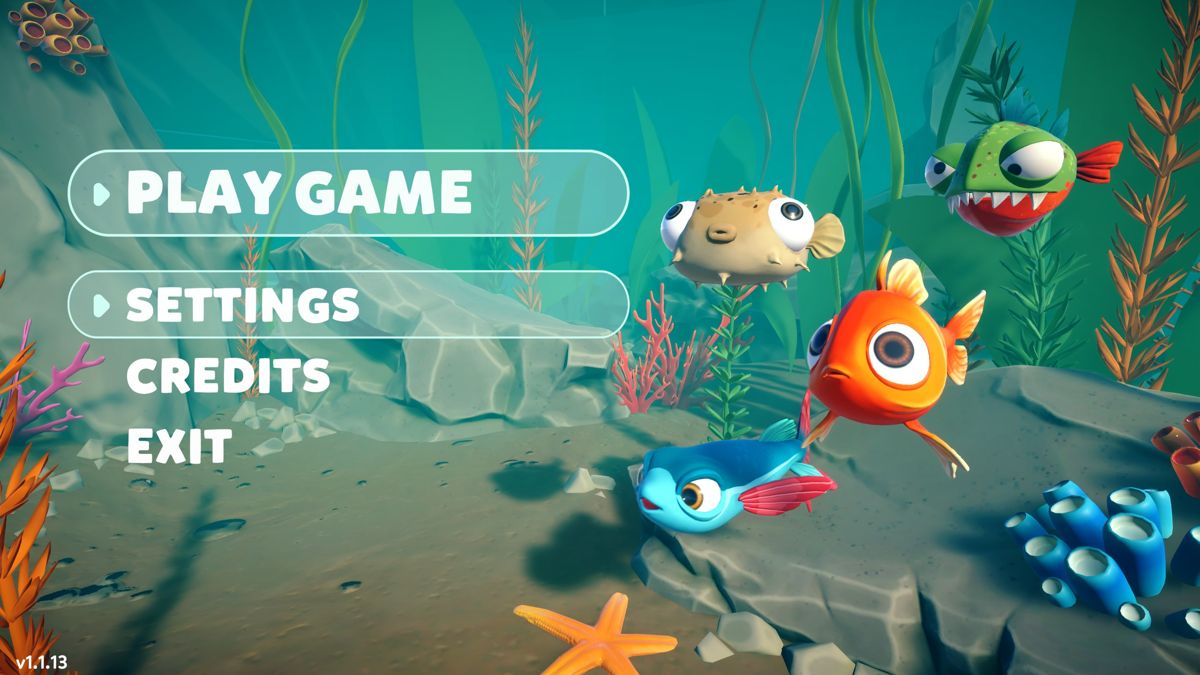 I Am Fish (Windows) screenshot: Main menu