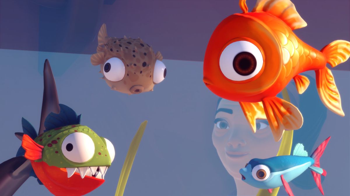 I Am Fish (Windows) screenshot: The four protagonists
