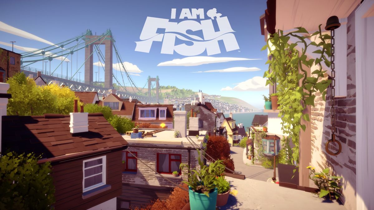 I Am Fish (Windows) screenshot: Another title screen part of the first level