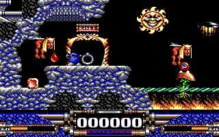 Demon Blue (DOS) screenshot: Game On (EGA)