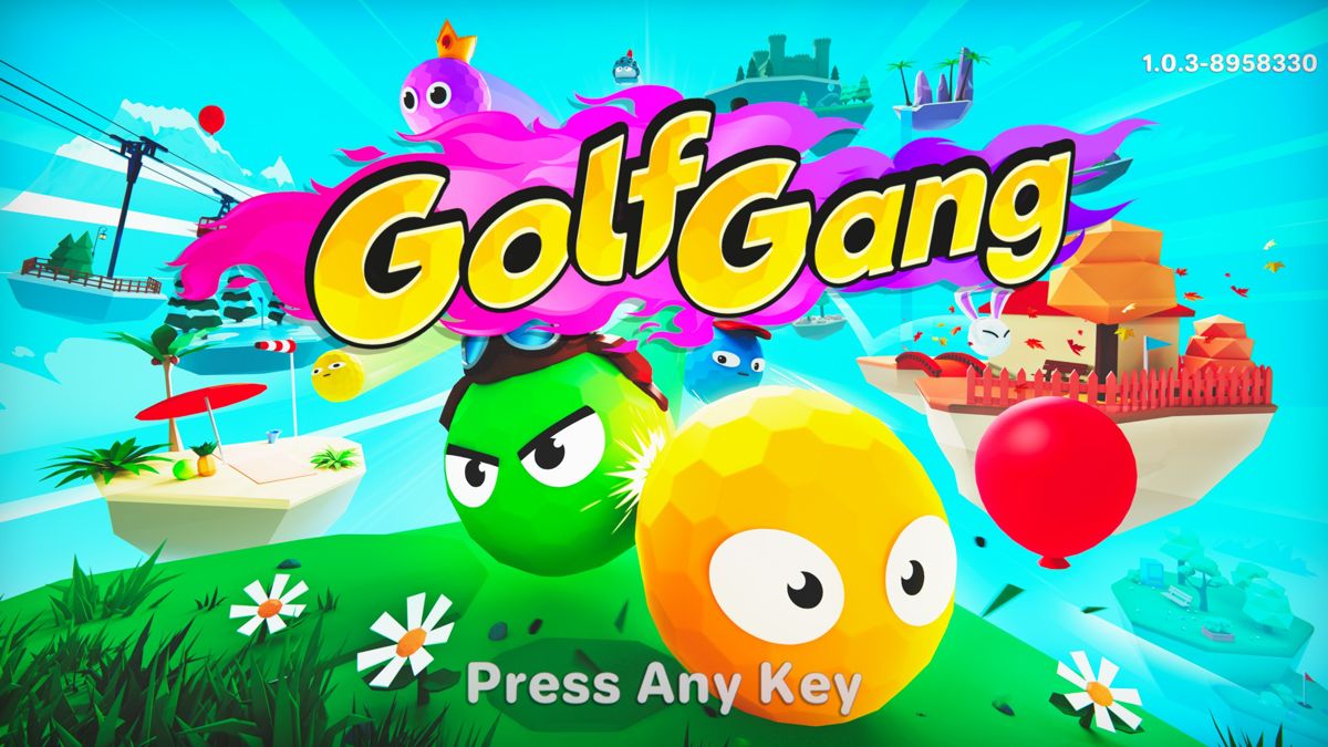 Golf Gang (Windows) screenshot: Title screen