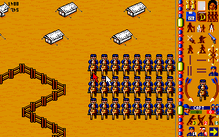 Fort Apache (DOS) screenshot: Place Some Troops