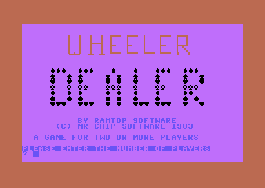 Screenshot of Wheeler Dealer (Commodore 64, 1983) - MobyGames