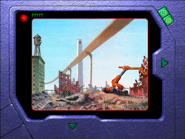 The Awesome Adventures of Victor Vector & Yondo: The Cyberplasm Formula (Windows 16-bit) screenshot: Sometimes there are animations when clicking on something