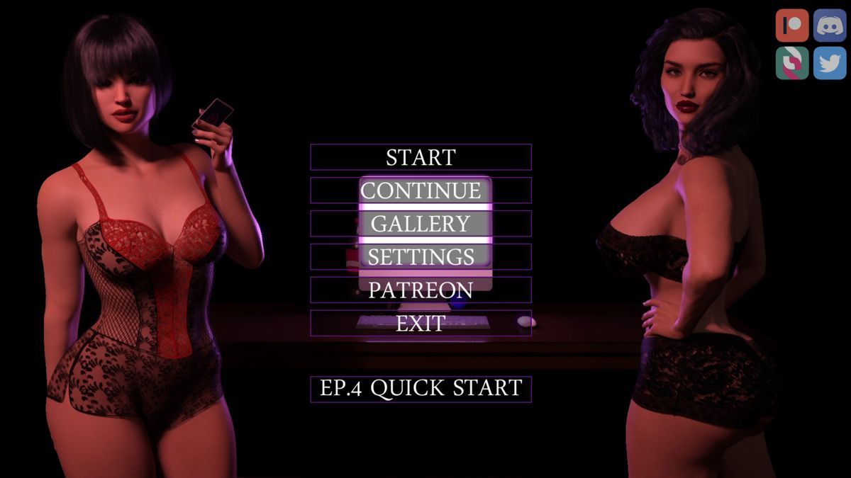 Shut Up and Dance: Special Edition (Windows) screenshot: Episode 1 RE: Main menu