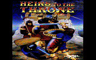 Heirs to the Throne (DOS) screenshot: Title Screen (EGA)