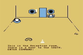 Probe One: The Transmitter (Atari 8-bit) screenshot: Items to Pick Up
