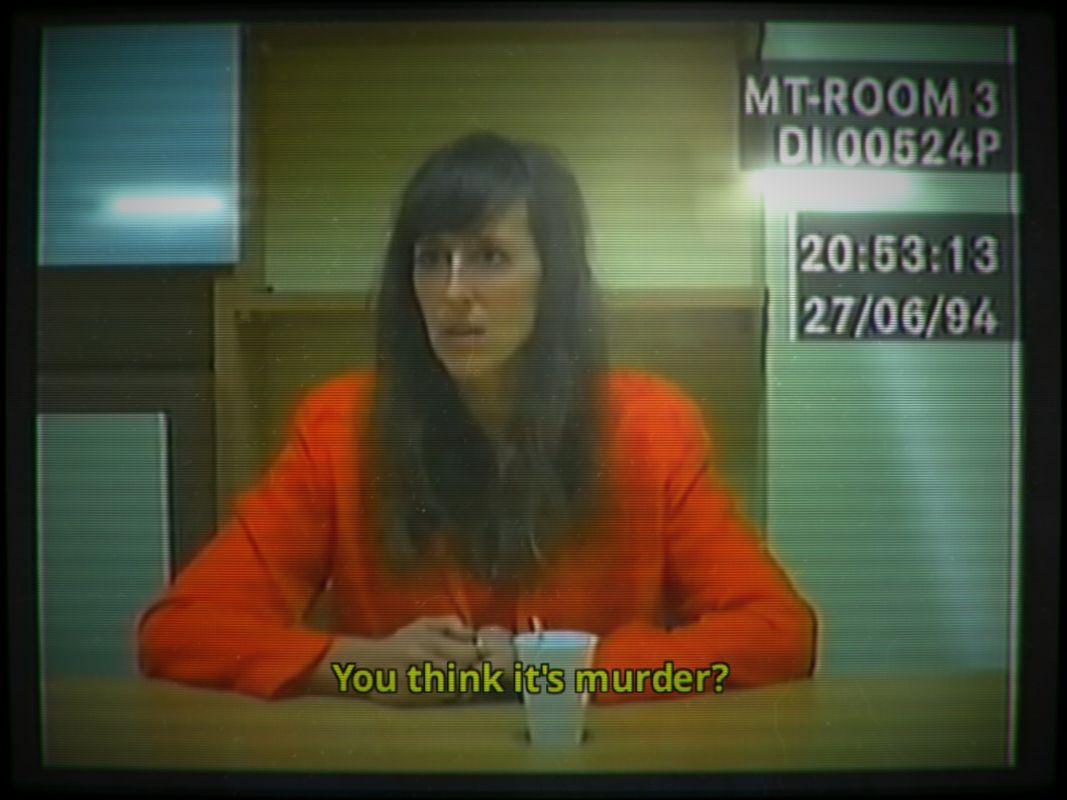 Her Story (Windows) screenshot: Looking at the video clips with the default filter applied.