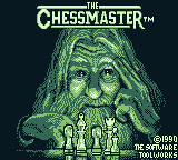 The New Chessmaster (Game Boy) screenshot: "The Chessmaster" Title Screen