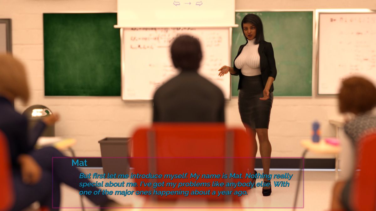 Shut Up and Dance: Special Edition (Windows) screenshot: Episode 1 RE: In the class