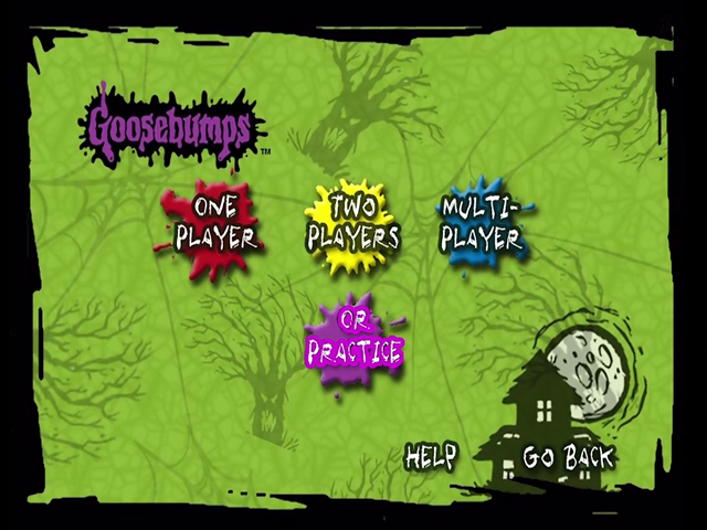 Goosebumps: What's-Different Challenge (DVD Player) screenshot: Selecting the number of players