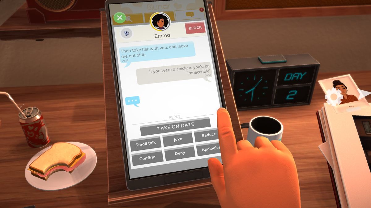 Table Manners (Windows) screenshot: You can also have a casual chat.