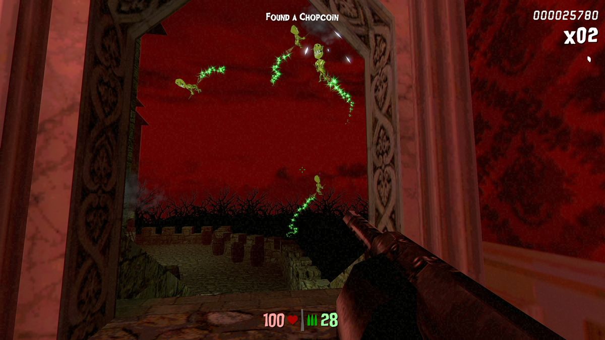 Chop Goblins (Windows) screenshot: Flying goblins