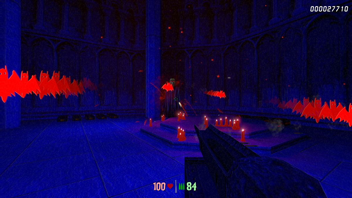 Chop Goblins (Windows) screenshot: Dracula boss fight