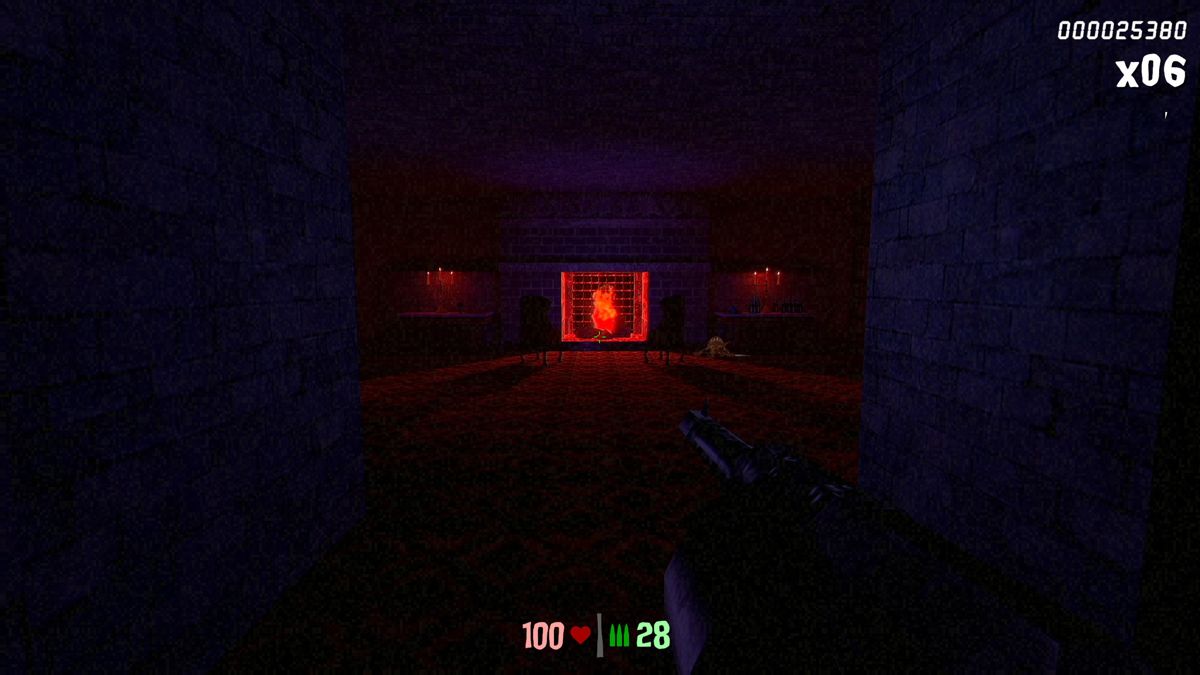 Chop Goblins (Windows) screenshot: The fireplace may hold a secret.