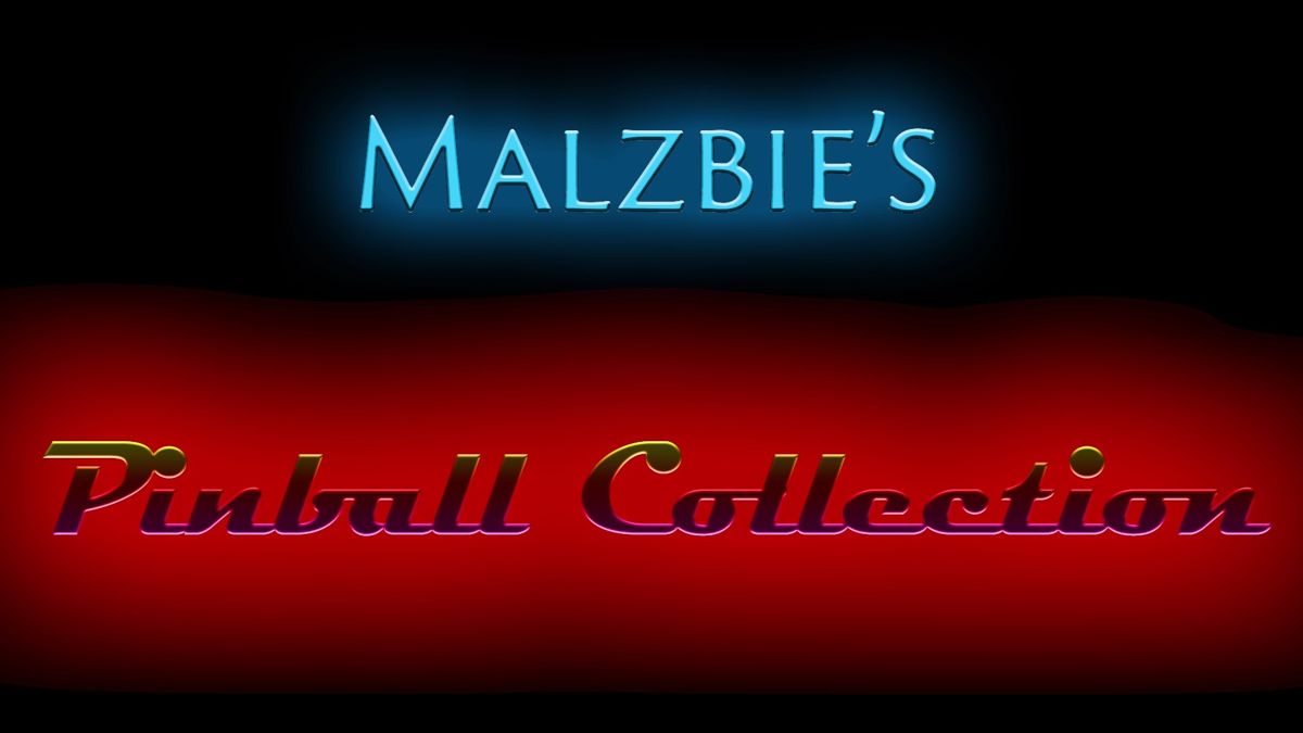 Malzbie's Pinball Collection (Windows) screenshot: Title screen