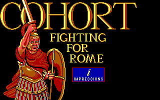 Fighting for Rome (DOS) screenshot: Title Screen (EGA)