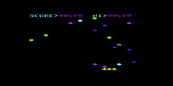 Screenshot of VIC Attack! with Breakout (VIC-20, 1982) - MobyGames