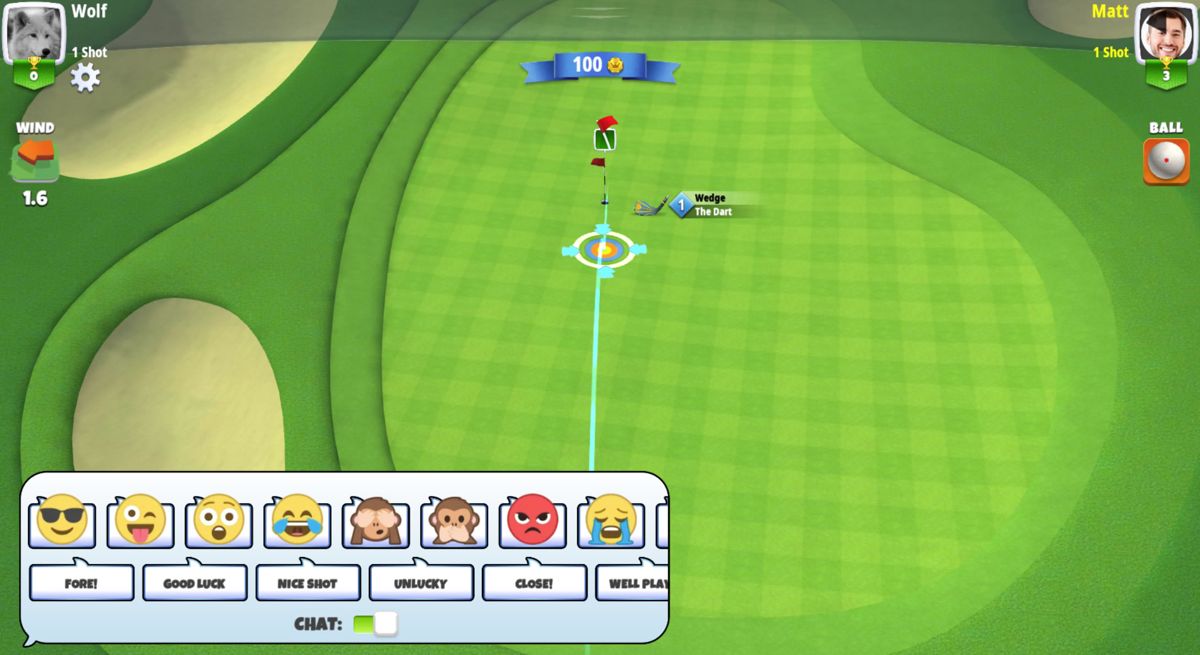 Screenshot of Golf Clash (Browser, 2017) - MobyGames