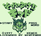 Bugs Bunny: Crazy Castle 3 (Game Boy) screenshot: Title Screen