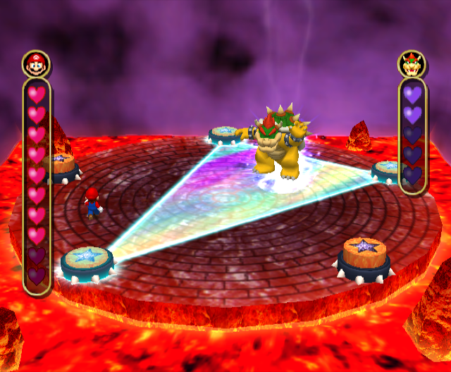Mario Party 4 (GameCube) screenshot: Showdown with Bowser
