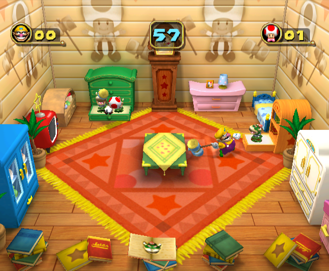 Mario Party 4 (GameCube) screenshot: Toad's mini-game for a present