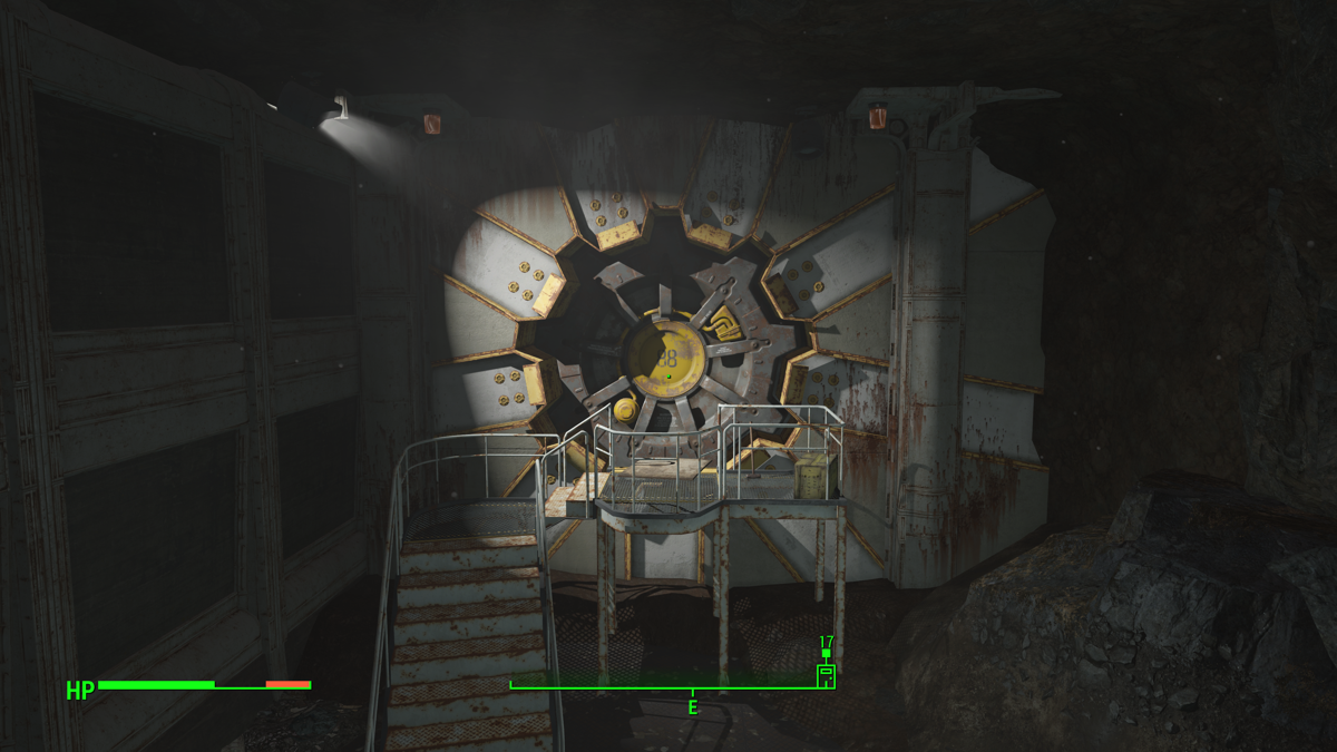 Fallout 4: Vault-Tec Workshop (Windows Apps) screenshot: The entrance to Vault 88