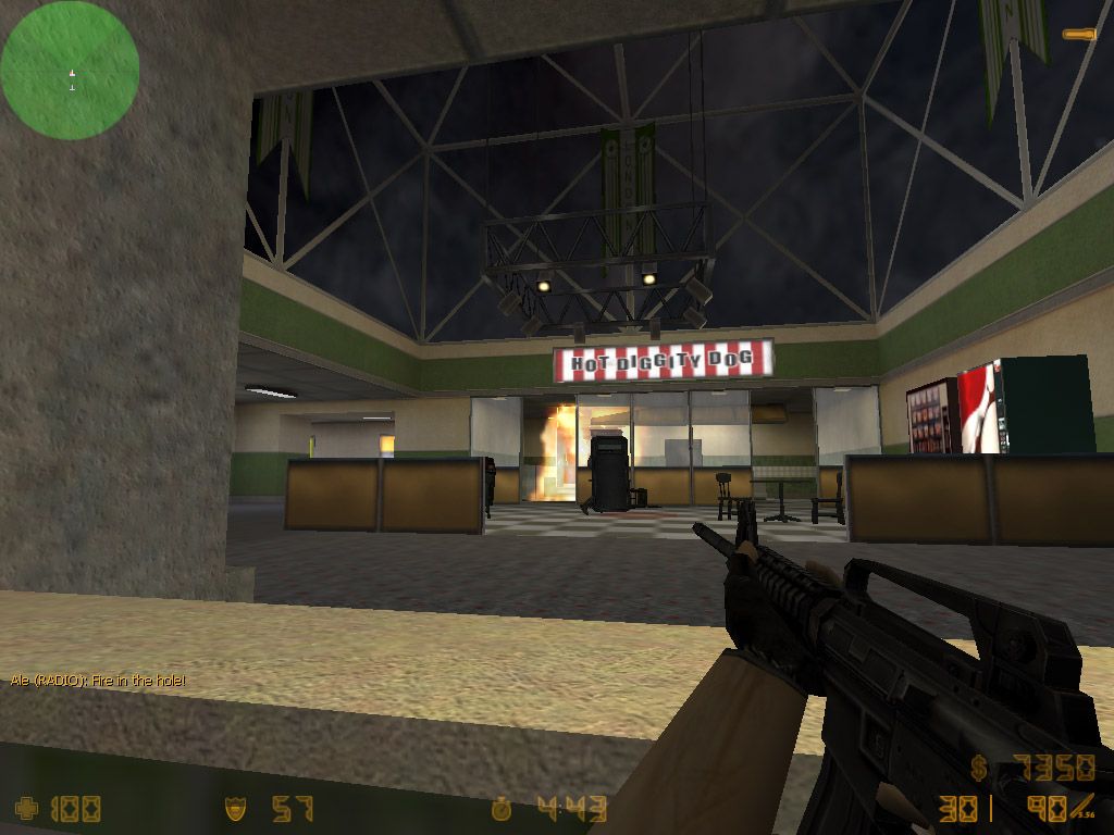 Counter-Strike: Condition Zero (Windows) screenshot: That shield ain't gonna help you now pig!!