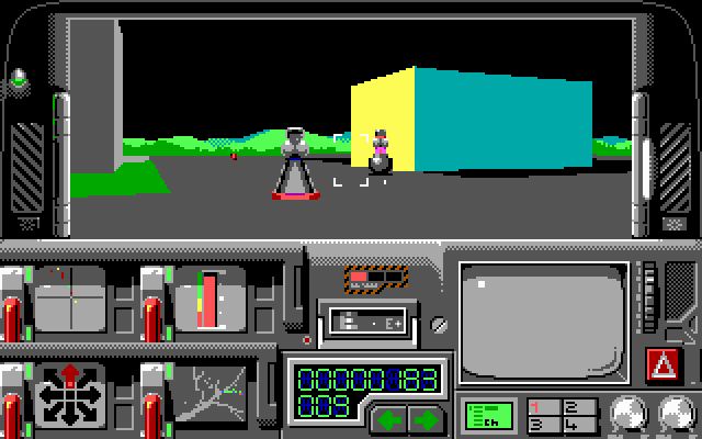 Hoverforce (DOS) screenshot: lookout! - EGA