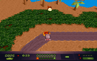 Mass Destruction (DOS) screenshot: Under fire