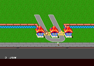 Theme Park (Genesis) screenshot: Getting started
