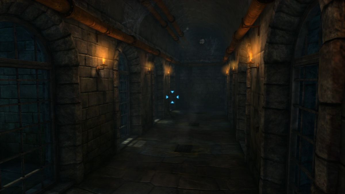 The Testament of Sherlock Holmes (PlayStation 3) screenshot: Checking the jail cells.