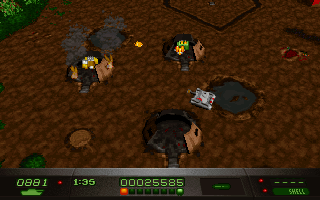 Mass Destruction (DOS) screenshot: Extra weapons
