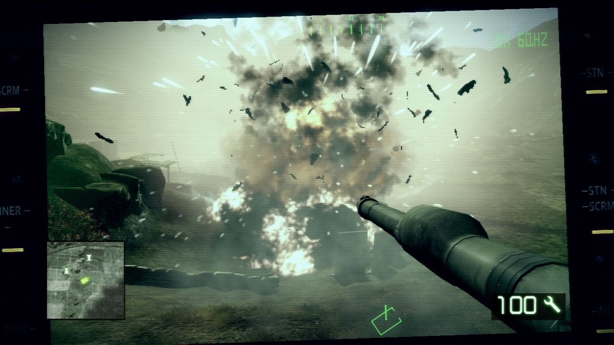 Battlefield: Bad Company 2 (PlayStation 3) screenshot: Circling around a small hill to take on the enemy radar installation.