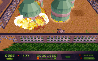 Mass Destruction (DOS) screenshot: First reservoir