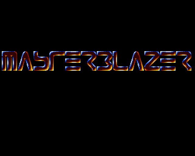 Masterblazer (Amiga) screenshot: Title screen