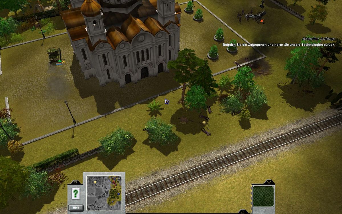 Cannon Strike (Windows) screenshot: Mission liberate the Prisoners