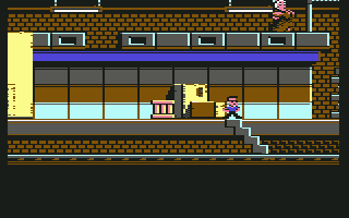 Hudson Hawk (Commodore 64) screenshot: Level 2