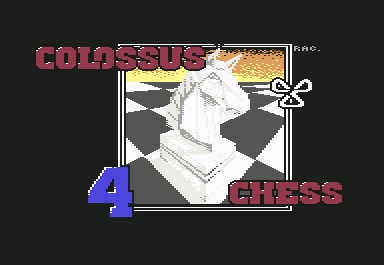 Colossus Chess 4 (Commodore 64) screenshot: Title splash