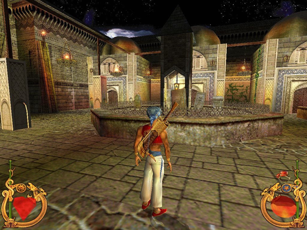 Arabian Nights (Windows) screenshot: Yet another area of the first stage.