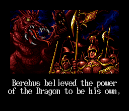 Brandish (SNES) screenshot: Intro: the king wants the power fo the dragon