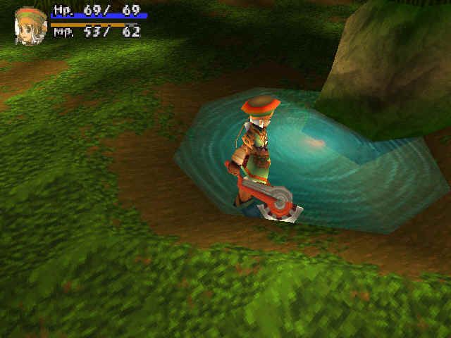 Threads of Fate (PlayStation) screenshot: This pool restores your HP