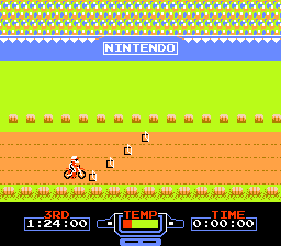 Excitebike (NES) screenshot: Starting