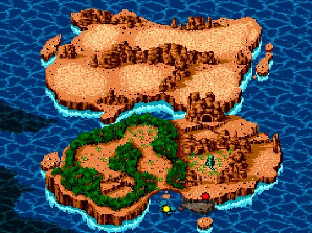 E.V.O.: Search for Eden (SNES) screenshot: Second Area